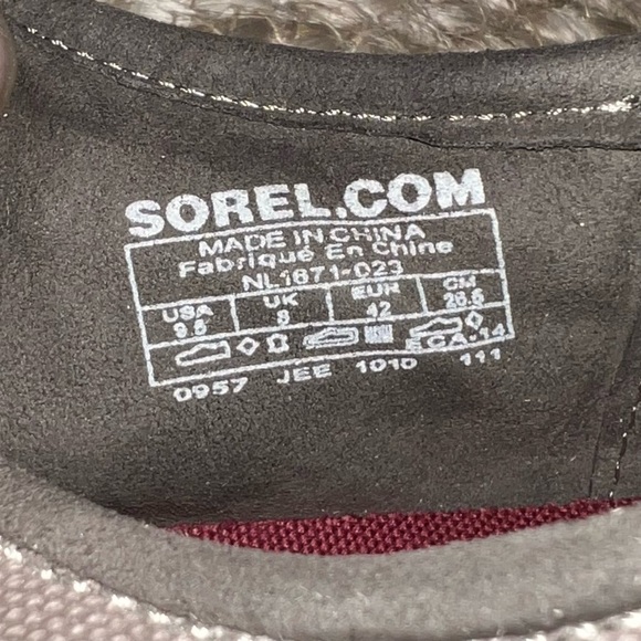 Sorel Sentry Dune Canvas Sneakers - Picture 5 of 9